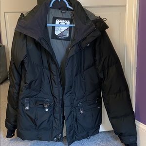 Oakley Black Insulated Puff Ski Coat